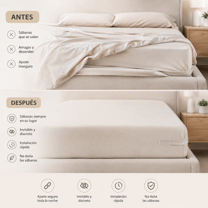 BedFixer™ Sujetador Antideslizante